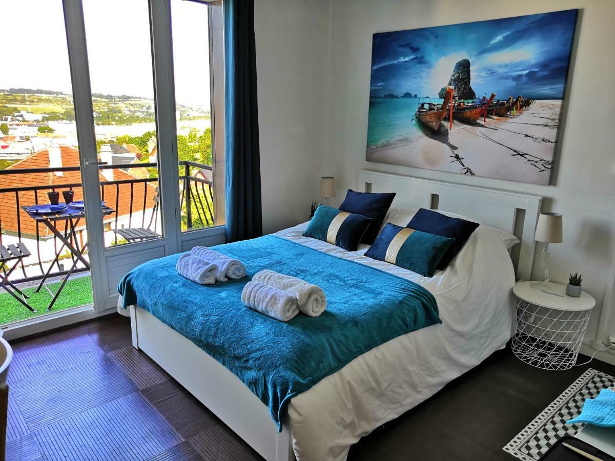 Escale Dieppe Gambetta - Appart Et Studios 2-6 Personnes Vue Ville Et Mer Dış mekan fotoğraf