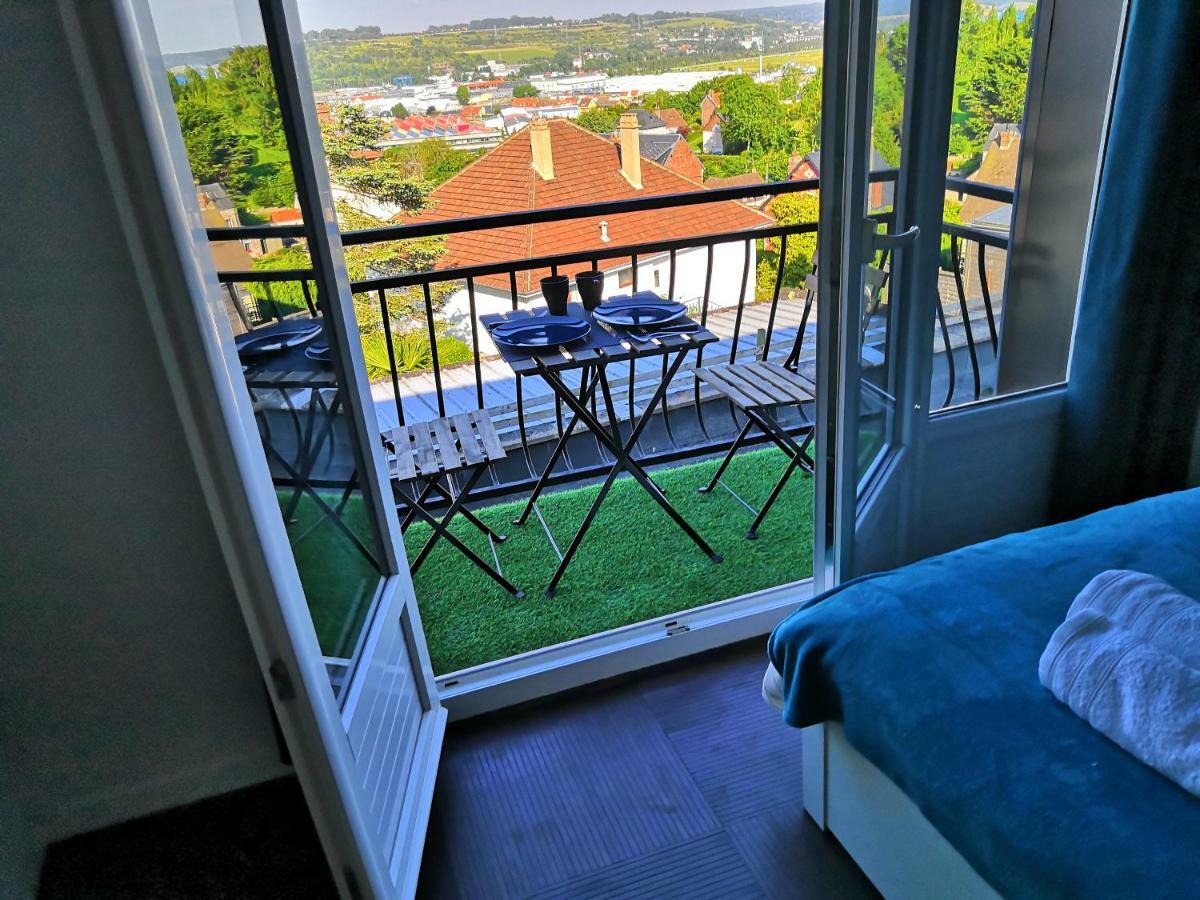 Escale Dieppe Gambetta - Appart Et Studios 2-6 Personnes Vue Ville Et Mer Dış mekan fotoğraf