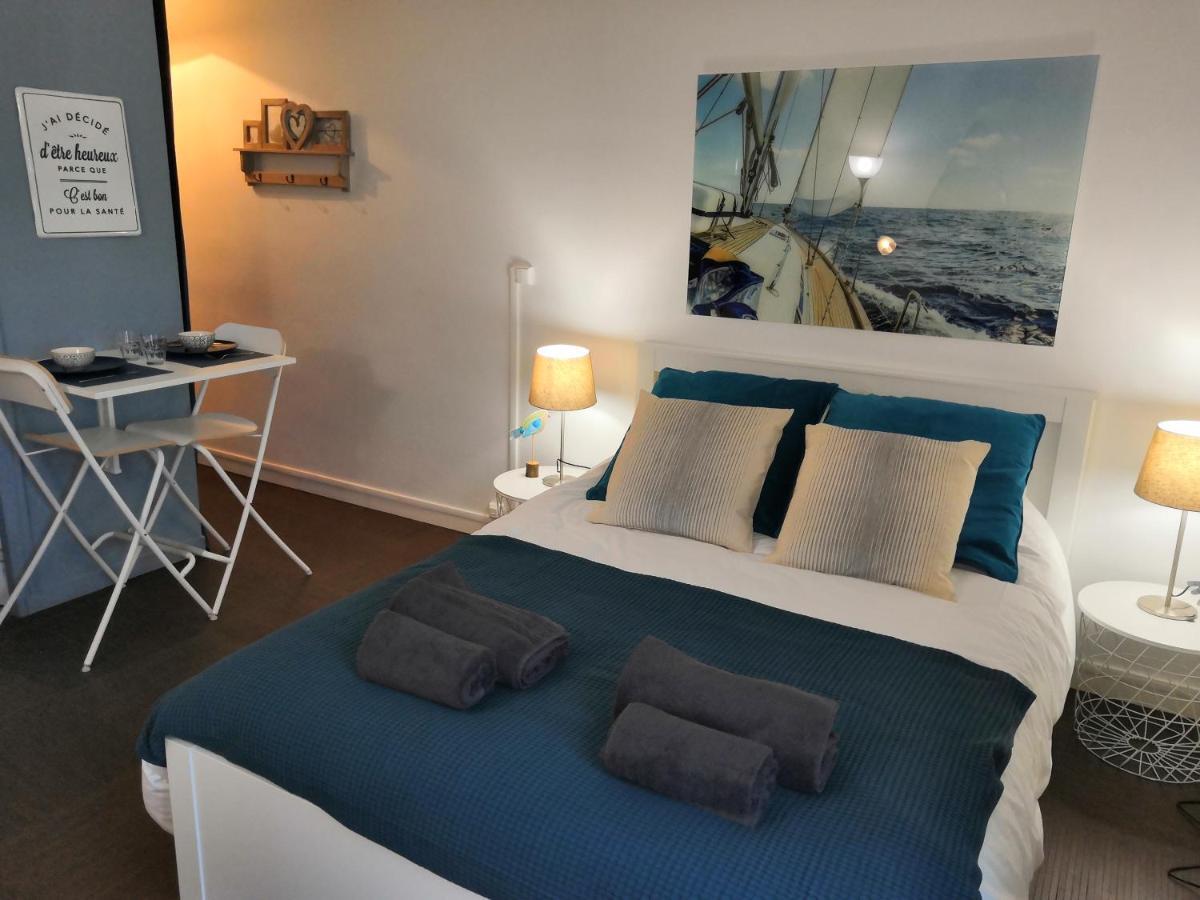 Escale Dieppe Gambetta - Appart Et Studios 2-6 Personnes Vue Ville Et Mer Dış mekan fotoğraf
